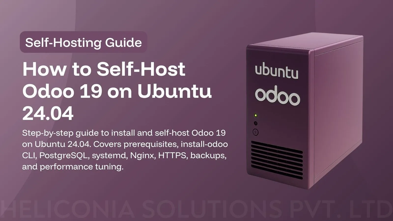 Self-Host Odoo 19 on Ubuntu 24.04